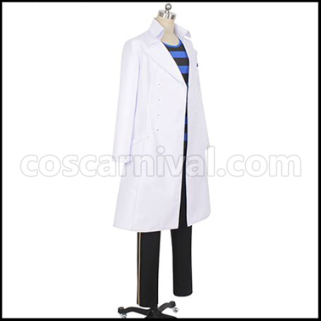 Twisted Wonderland Diasomnia Dormitory Idia Shroud Lab Coat Cosplay Costume coscarnival - Side Profile