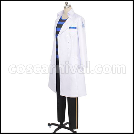 Twisted Wonderland Diasomnia Dormitory Idia Shroud Lab Coat Cosplay Costume coscarnival - Detail Close-up
