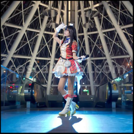 The Idolmaster Cinderella Girls Starlight Stage 1st Anniversary Rin Shibuya Cosplay Costume Coscarnival - Back View