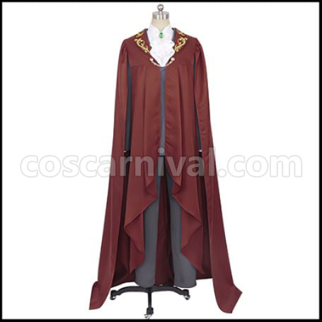 Twisted Wonderland Moses Train Cosplay Costume coscarnival - Front View