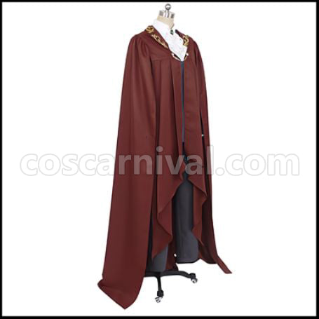 Twisted Wonderland Moses Train Cosplay Costume coscarnival - Back View