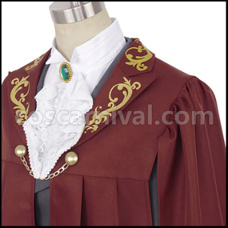 Twisted Wonderland Moses Train Cosplay Costume coscarnival - Cuff Style