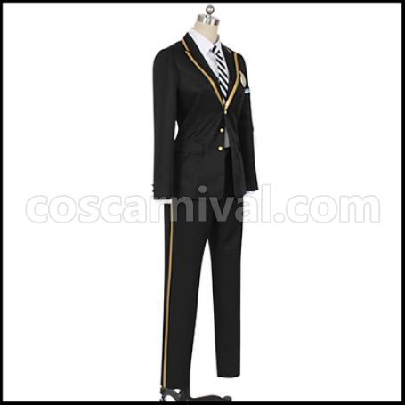 Twisted Wonderland Octavinelle Dormitory Jade Leech Cosplay Costume coscarnival - Side Profile