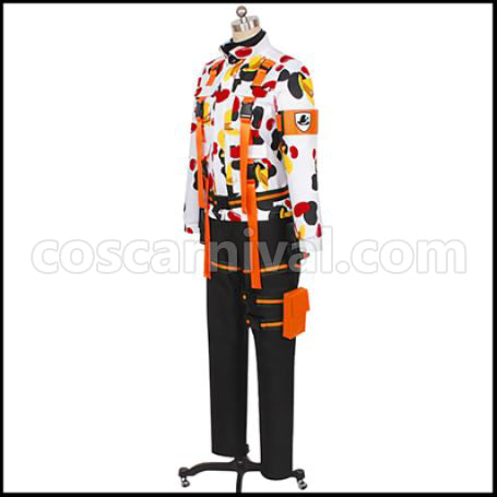 Twisted Wonderland Beans Camo Jade Leech Cosplay Costume coscarnival - Side Profile