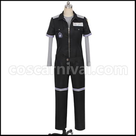 Twisted Wonderland Octavinelle Dormitory Jade Leech Gym Clothes Cosplay Costume coscarnival - Front View