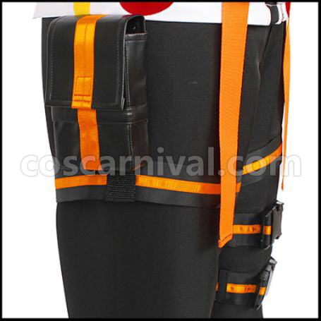 Twisted Wonderland Beans Camo Jade Leech Cosplay Costume coscarnival - Hem Detail