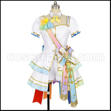 The Idolmaster Cinderella Girls Starlight Spot 'Dereste' 4th Anniversary Riamu Yumemi Cosplay Costume coscarnival - Front View