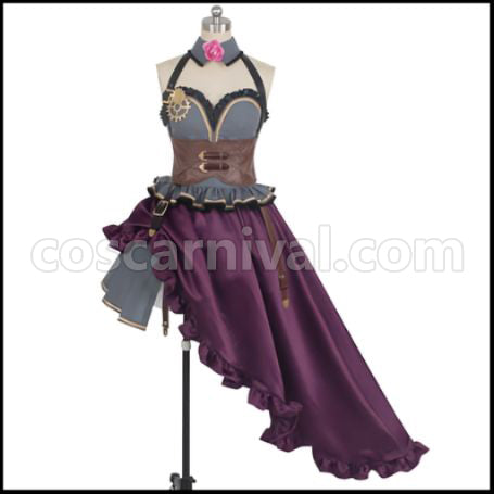 THE IDOLMASTER Shiny Colors L'Antica Sakuya Shirase Cosplay Costume coscarnival - Front View