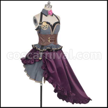 THE IDOLMASTER Shiny Colors L'Antica Sakuya Shirase Cosplay Costume coscarnival - Back View