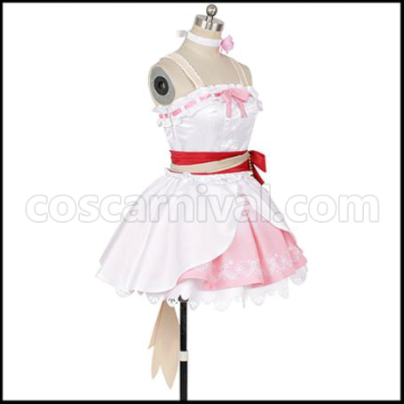 THE IDOLMASTER Shiny Colors ALSTROEMERIA Amana Osaki Cosplay Costume coscarnival - Back View