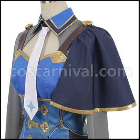 Uma Musume Pretty Derby Admire Vega New Outfit Cosplay Costume coscarnival - Collar Design