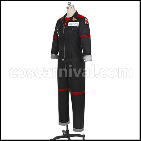 Twisted Wonderland Heartslabyul Dormitory Riddle Rosehearts Gym Clothes Cosplay Costume coscarnival - Side Profile