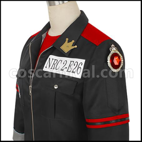 Twisted Wonderland Heartslabyul Dormitory Riddle Rosehearts Gym Clothes Cosplay Costume coscarnival - Collar Design