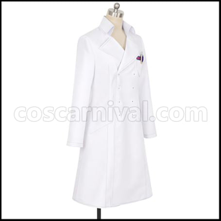 Twisted Wonderland Diasomnia Dormitory Epel Felmier Lab Coat Cosplay Costume coscarnival - Side Profile
