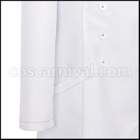 Twisted Wonderland Diasomnia Dormitory Epel Felmier Lab Coat Cosplay Costume coscarnival - Hem Detail