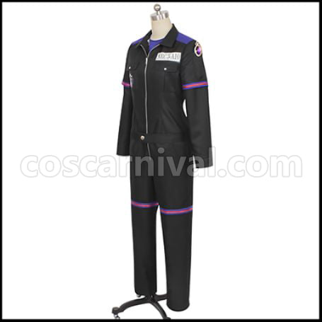 Twisted Wonderland Gym Clothes Pomefiore Dorm Rook Hunt Cosplay Costume coscarnival - Side Profile