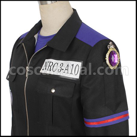 Twisted Wonderland Gym Clothes Pomefiore Dorm Rook Hunt Cosplay Costume coscarnival - Collar Design