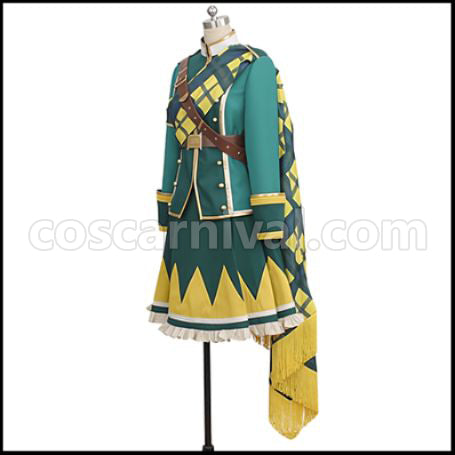 Uma Musume Pretty Derby Zenno Rob Roy Battle Suit Cosplay Costume coscarnival - Side Profile
