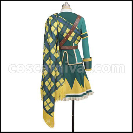 Uma Musume Pretty Derby Zenno Rob Roy Battle Suit Cosplay Costume coscarnival - Detail Close-up
