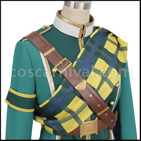 Uma Musume Pretty Derby Zenno Rob Roy Battle Suit Cosplay Costume coscarnival - Collar Design