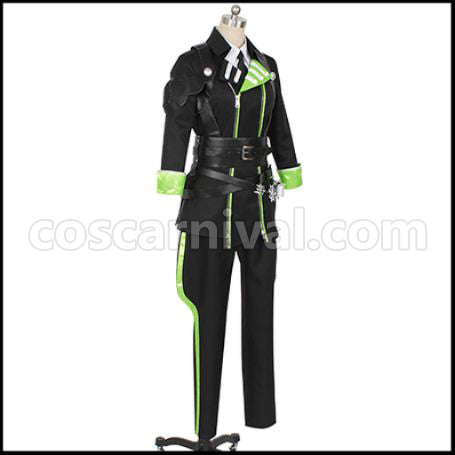 (Twisted Wonderland Costume) Diasomnia Dormitory Sebek Zigvolt Cosplay Costume coscarnival - Front View