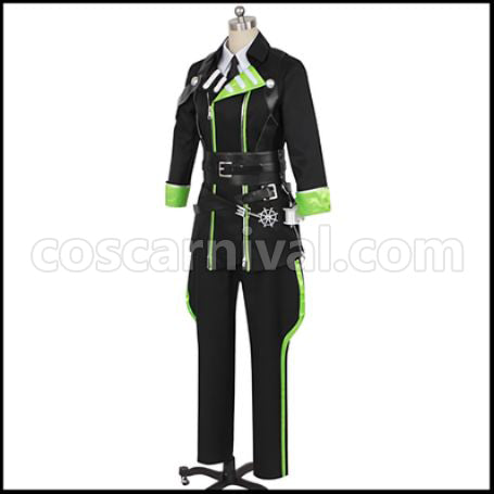 (Twisted Wonderland Costume) Diasomnia Dormitory Sebek Zigvolt Cosplay Costume coscarnival - Back View