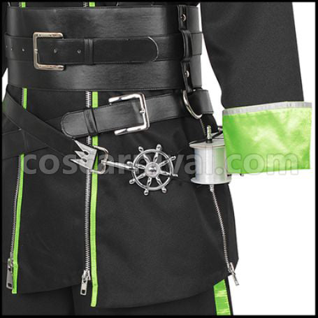 (Twisted Wonderland Costume) Diasomnia Dormitory Sebek Zigvolt Cosplay Costume coscarnival - Collar Design