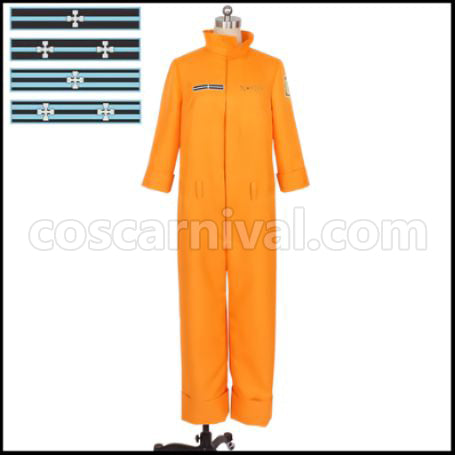 Fire Force Shinra Kusakabe / Arthur Boyle / Takehisa Hinawa / Maki Oze Cosplay Costume coscarnival - Front View