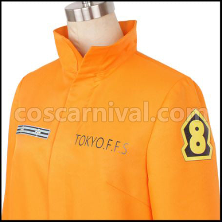 Fire Force Shinra Kusakabe / Arthur Boyle / Takehisa Hinawa / Maki Oze Cosplay Costume coscarnival - Cut and Style