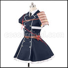 Touken Ranbu Tanto Swordsman Midaretoshiro Cosplay Costume coscarnival - Back View
