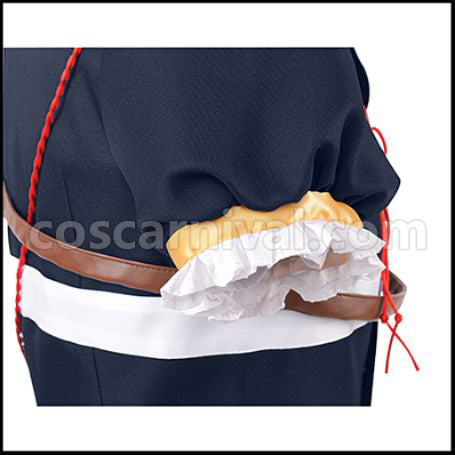 Touken Ranbu Tanto Swordsman Midaretoshiro Cosplay Costume coscarnival - Cuff Style