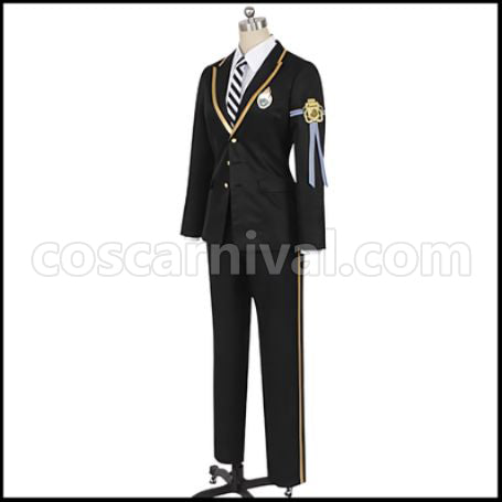 Twisted Wonderland Octavinelle Dormitory Azul Ashengrotto Cosplay Costume coscarnival - Side Profile