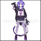 [Nijisanji Costume] Nijisanji VTuber Selen Ryugetsu Cosplay Costume coscarnival - Front View