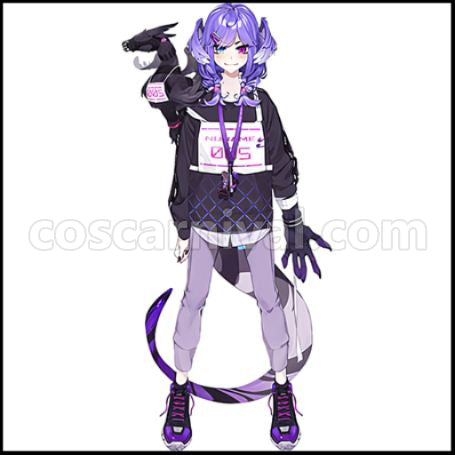 [Nijisanji Costume] Nijisanji VTuber Selen Ryugetsu Cosplay Costume coscarnival - Front View