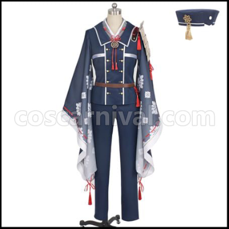 Touken Ranbu Hakusan Yoshimitsu Cosplay Costume coscarnival - Front View