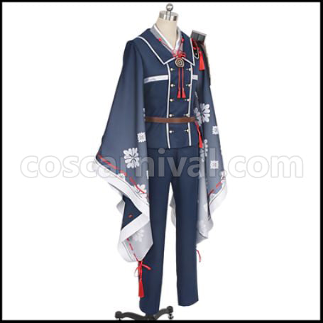 Touken Ranbu Hakusan Yoshimitsu Cosplay Costume coscarnival - Back View