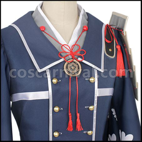 Touken Ranbu Hakusan Yoshimitsu Cosplay Costume coscarnival - Collar Design