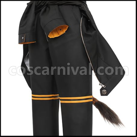 Twisted Wonderland Savanaclaw Dormitory Leona Kingscholar Gym Clothes Cosplay Costume coscarnival - Cuff Style