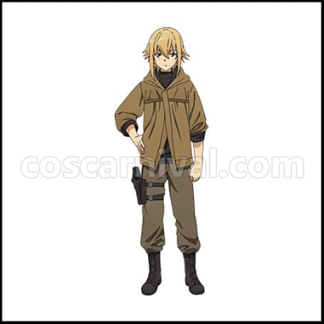 86 Eighty-Six Seoto Rikka Cosplay Costume coscarnival - Front View