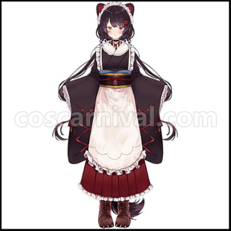 [Nijisanji Costume] Nijisanji VTuber Inui Toko Cosplay Costume coscarnival - Front View