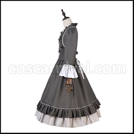 FF7R REMAKE FINAL FANTASY Cloud Strife Cosplay Costume coscarnival - Back View