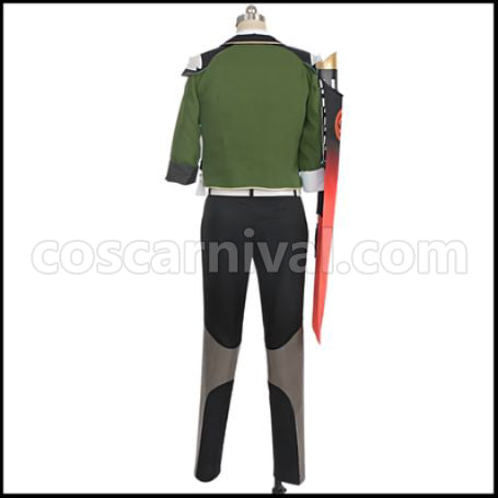 Touken Ranbu Buzen Gou Cosplay Costume coscarnival - Detail Close-up