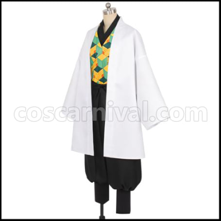 Demon Slayer: Kimetsu no Yaiba Sabito Cosplay Costume coscarnival - Side Profile