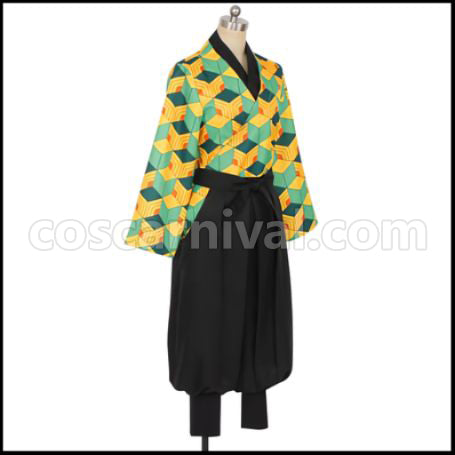 Demon Slayer: Kimetsu no Yaiba Sabito Cosplay Costume coscarnival - Cuff Style