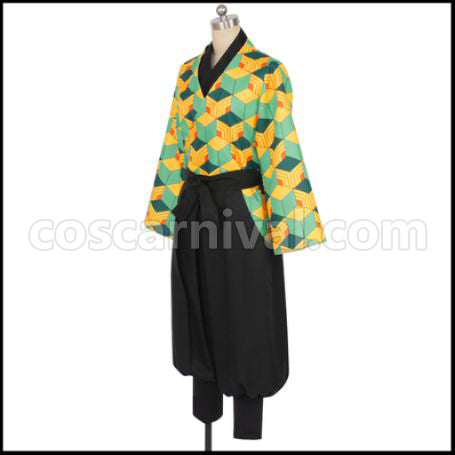 Demon Slayer: Kimetsu no Yaiba Sabito Cosplay Costume coscarnival - Hem Detail