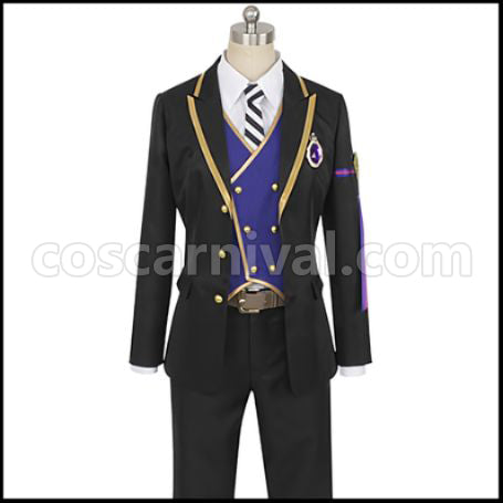 Twisted Wonderland Pomefiore Dormitory Rook Hunt Cosplay Costume coscarnival - Front View