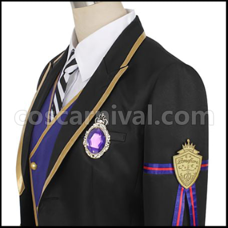 Twisted Wonderland Pomefiore Dormitory Rook Hunt Cosplay Costume coscarnival - Collar Design