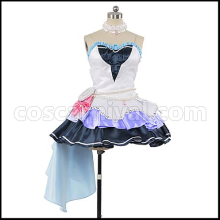 The Idolmaster Cinderella Girls Starlight Stage Uzuki Shimamura Cosplay Costume coscarnival - Front View