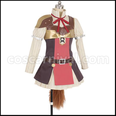 The Rising of the Shield Hero Raphtalia Cosplay Costume coscarnival - Back View