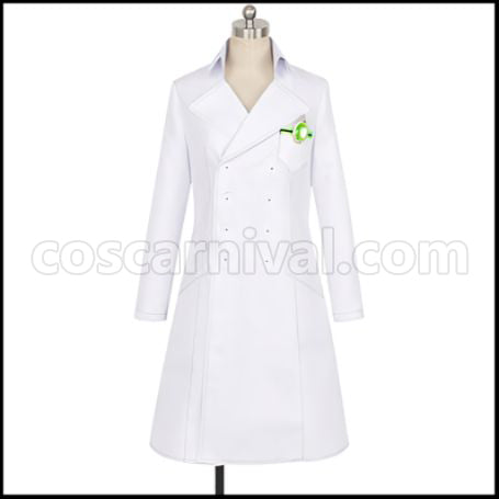 Twisted Wonderland Diasomnia Dormitory Malleus Draconia Lab Coat Cosplay Costume coscarnival - Front View